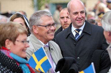 Frederik Reinfeldt (desno)
