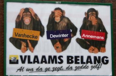 Na srečanju je sodelovala tudi stranka Flamski interes (Vlaams Belang)