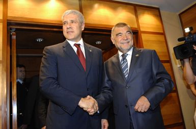 Tadić in Mesić