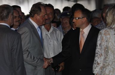 Ivan Zidar in minister Radovan Žerjav sta si stisnila roki