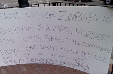 Protest sredi Londona