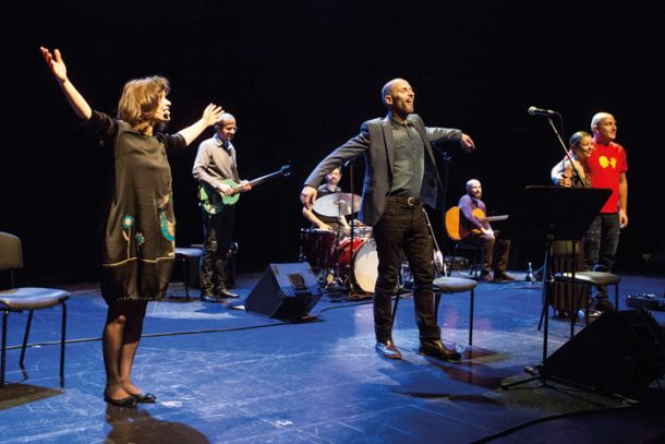 Anja Štefan, Boštjan Gombač, Blaž Celarc, Andraž Mazi, Žiga Golob, Severa Gjurin in Metod Banko: Svet je kot ringaraja, Cankarjev dom, LJ