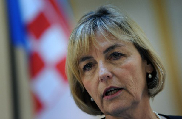 Hrvaška zunanja ministrica Vesna Pusić.