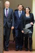 Ponovno združena SMC – predsednik parlamenta (in še vedno podpredsednik stranke) Milan Brglez, predsednik vlade (in stranke) Miro Cerar ter Simona Kustec Lipicer, vodja poslanske skupine SMC (in prav tako podpredsednica SMC).