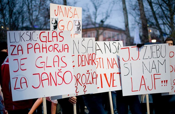 »Časi so preveč resni, da bi imeli na edini visoki funkciji, ki je še ne obvladuje Janšev avtoritarni režim, dvornega norčka, človeka, ki bi se nenehno patološko opravičeval, obsesivno sodeloval s tistimi, ki imajo z državljani slabe načrte.« (Vlado Miheljak)