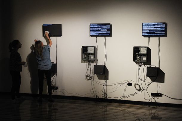 Tadej Vindiš: Rekonfigurirano, instalacija, Kino Šiška, LJ