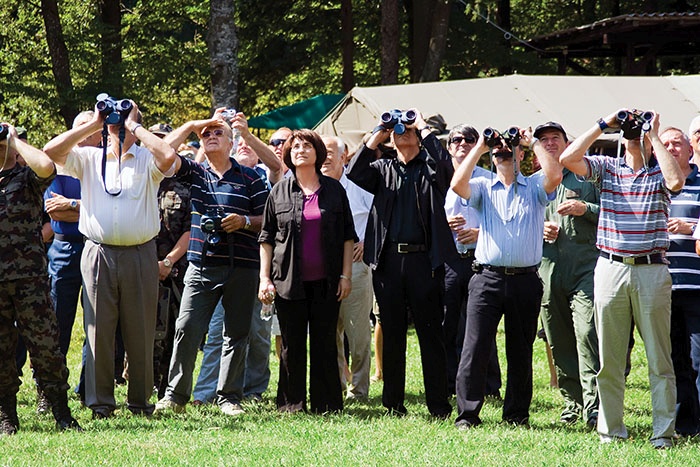 Kaj ko bi se oglašali kot golobica? Mogoče bi se tudi ta sokol ujel na limanice?