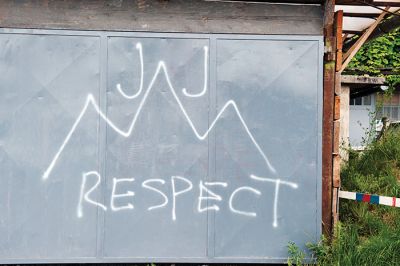 Grafit pri Križankah v Ljubljani