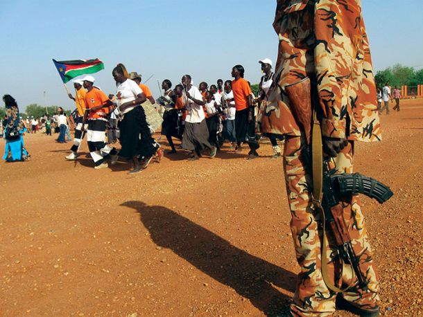 Z volišč na frontno črto. Začetno slavje Južnih Sudancev ob referendumu o neodvisnosti. Džuba, 9. januarja 2011