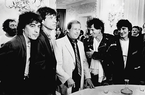 Vaclav Havel in Rolling Stones v Pragi leta 1999