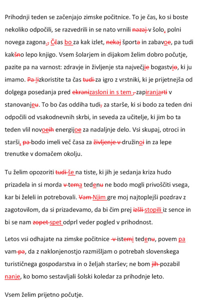 Lektorirani dopis ministra Turka