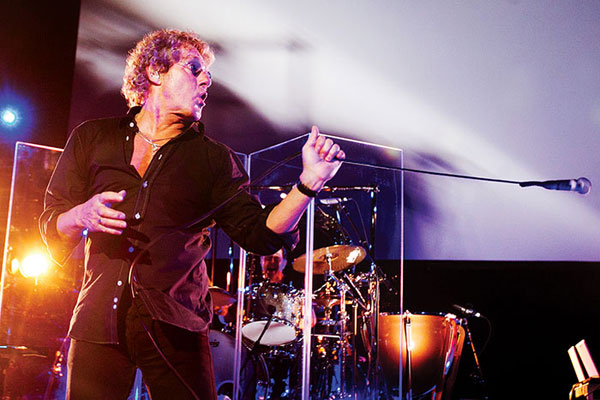 Roger Daltrey, ustanovitelj in frontman angleške rock skupine The Who, turneja Tommy, Teatro Rossetti, Trst (I) 