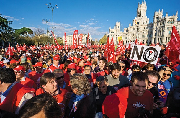 Protesti proti varčevalnim ukrepom v Španiji