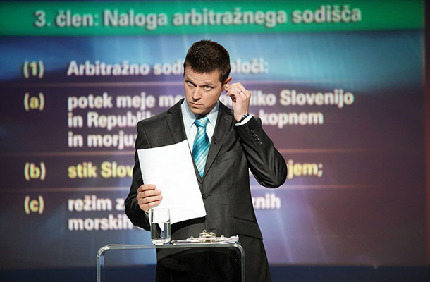 Rajko Gerič še kot novinar in urednik nacionalne televizije 
