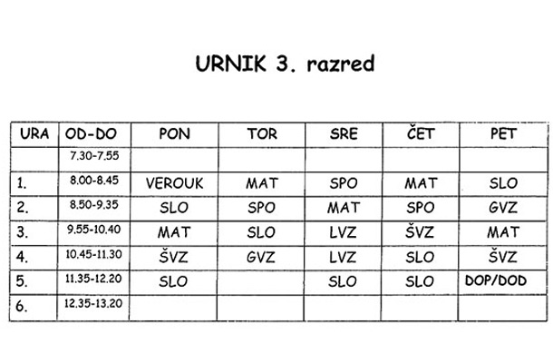 Prva ura: verouk