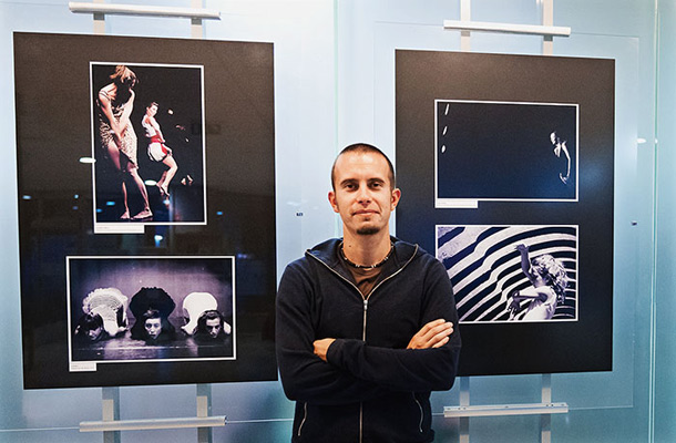 Saša Huzjak, otvoritev fotografske razstave, Univerzitetna knjižnica Maribor 
