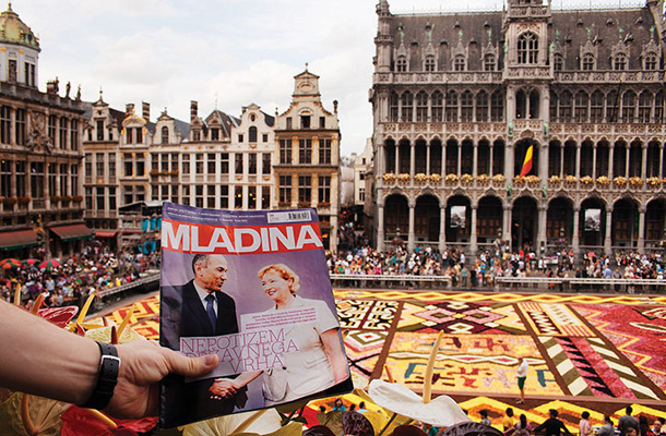 Cvetlična preproga, Bruselj, Belgija / Foto Katja in Boštjan Šauperl