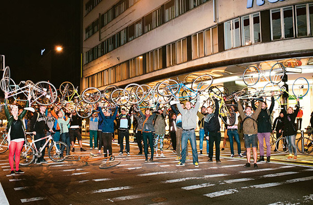 Muslauf predstavlja ’Cycle Me Home’, zaključek s skupinsko nočno vožnjo, Ljubljana