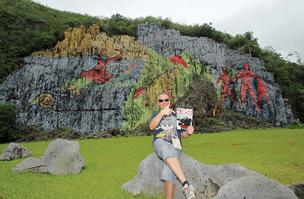 Mural de la Prehistoria – Viñales, Kuba/ Foto Dejan
