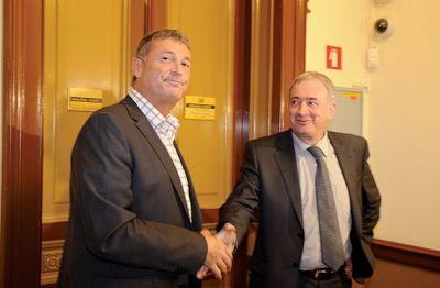 Za ministra Senka Pličaniča in predsednika ljubljanskega okrožnega sodišča Antona Panjana še ni čas za zabavo