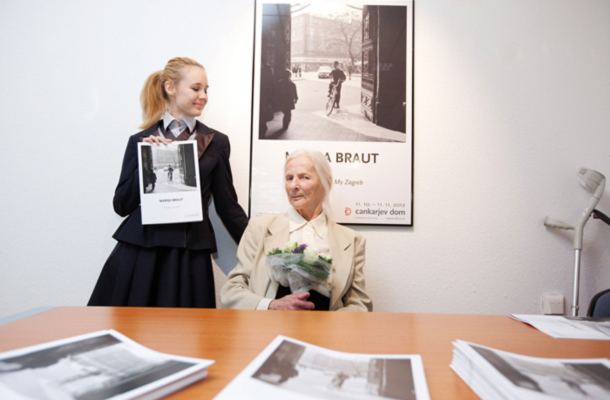 Marija Braut, fotografska razstava Moj Zagreb, Cankarjev dom, Ljubljana
