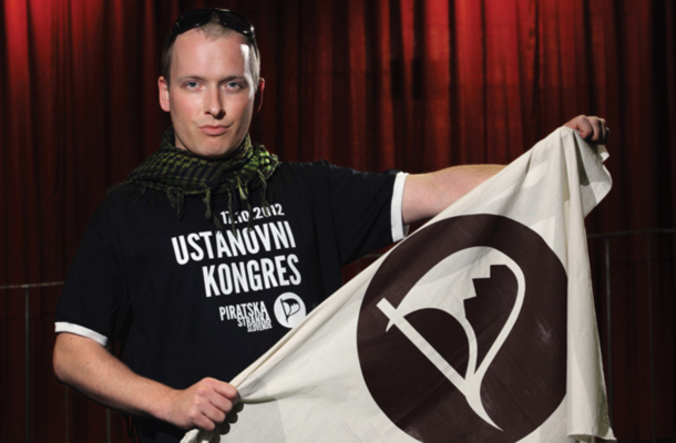 Rok Deželak, predsednik Piratske stranke Slovenije 