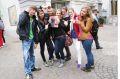 Marko, Ana, Žiga, Maja, Sara, Sara K., Nina, dijaki 2. a/b gimnazije Črnomelj, Gradec, Avstrija / Foto Jaka