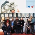 Vinko Möderndorfer: Sveta jeza, soavtorji na odprtju razstave, Galerija Alkatraz, Ljubljana