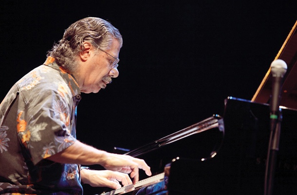 Chick Corea ob prejšnjem obisku Slovenije: leta 2009 je s triom Power of Three nastopil v Cankarjevem domu