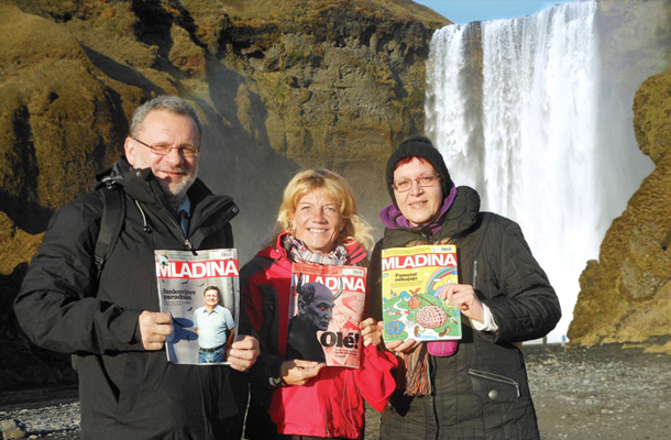 Slap Skogafoss, Islandija / Foto Tatjana