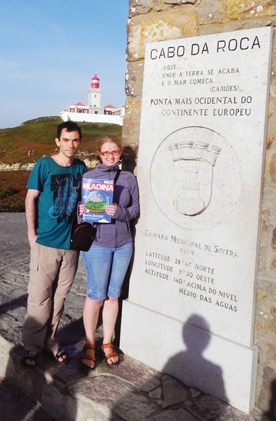 Robi & Manja, Cabo da Roca, Portugalska / Foto naključni turist