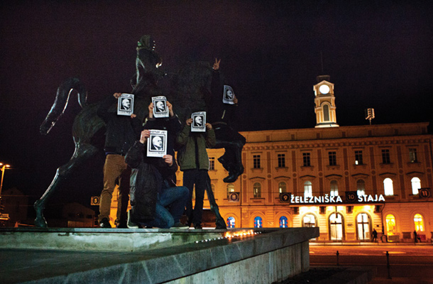 Foto tedna: Gotof je! Spomenik osvoboditelju Štajerske Rudolfu Maistru v Ljubljani