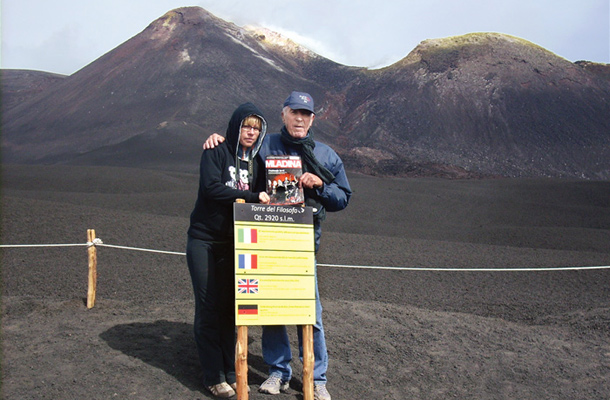 Najvišji evropski delujoči vulkan Etna, 2920 m, Sicilija, Italija / Foto  Andreja Turk