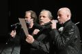 Jure Ivanušič, avtor, in Vlado Kreslin, predbožični gala koncert Radeta Šerbedžije s skupino Zapadni kolodvor, Cankarjev dom, Ljubljana