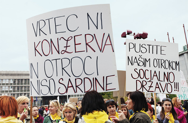 Eden izmed številnih letošnjih protestov.  