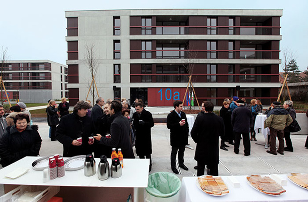 Odprtje soseske Polje II, ki jo je financiral ljubljanski stanovanjski sklad 