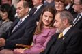 Foto tedna: Premier Janez Janša, njegova soproga Urška Bačovnik Janša in predsednik ustavnega sodišča Ernest Petrič tri dni po tem, ko je ustavno sodišče prepovedalo referenduma o holdingu in slabi banki, proslava ob dnevu samostojnosti in enotnosti, Cankarjev dom 