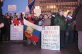 Veterani vojne za Slovenijo na 1. vseslovenski ljudski vstaji v Ljubljani, 21. decembra 2012