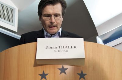Zoran Thaler, evropski poslanec, ki je odstopil zaradi suma podkupovanja.
