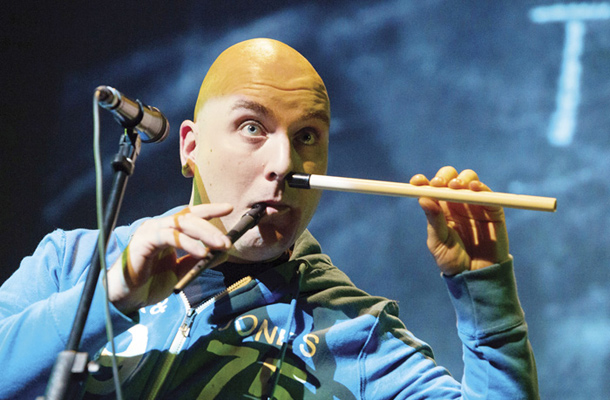 Boštjan Gombač, odprtje 5. Festivala kulturno-umetnostne vzgoje Bobri, Lutkovno gledališče, Ljubljana