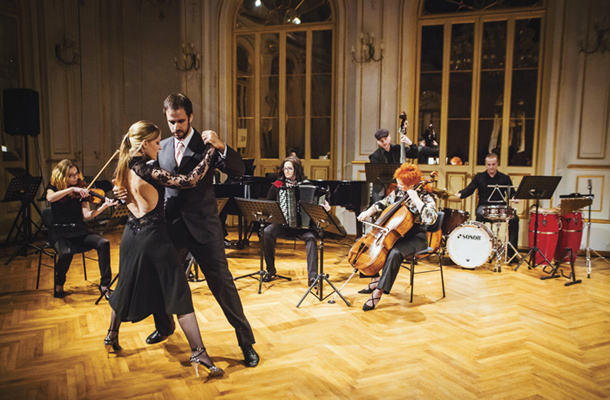 Tango Andrejke Zupanc & Cristiana Dujmovica, koncert Konservatorija Maribor, SNG Maribor
