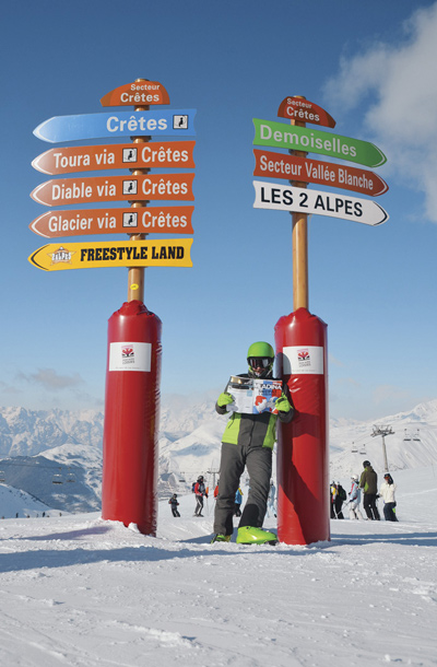 Les Deux Alpes, Francija / Foto Č. K.