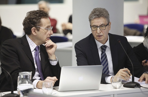 Superminister Žiga Turk in državni sekretar Aleksander Zorn