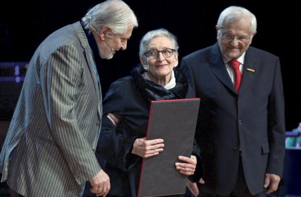 Prejemnica Marlenka Stupica, Prešernove nagrade 2013, Cankarjev dom, Ljubljana