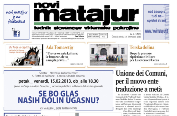 Obubožani zamejski tednik