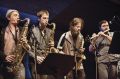 Orkester Brez meja/Senza confini (Resnik, Simon, Karlovčec, Pascolo), združeni ob 60-letnici Zlatka Kaučiča in petletnici Cankarjevih torkov, Klub Cankarjevega doma, LJ / Foto Aleš Rosa
