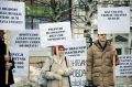 Protest za  odpravo državnega financiranja cerkve