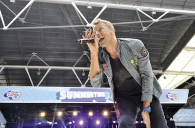 Chris Martin, pevec skupine Coldplay 