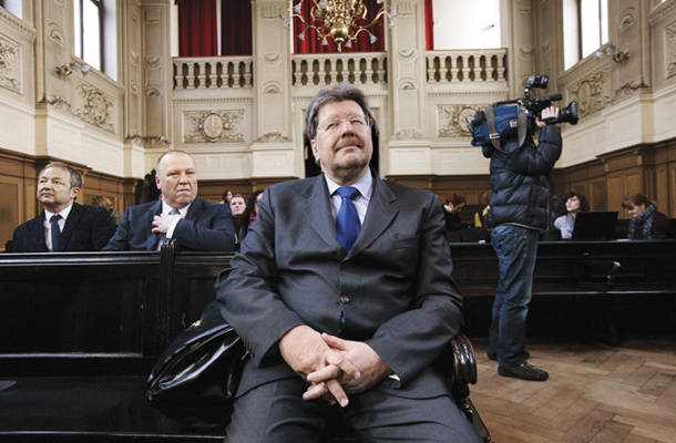 Foto tedna: Začetek sojenja v zadevi Pivovarna Laško/Istrabenz, obtoženi nekdanji predsednik uprave Istrabenza Igor Bavčar, Ljubljana, 19. marec 2013