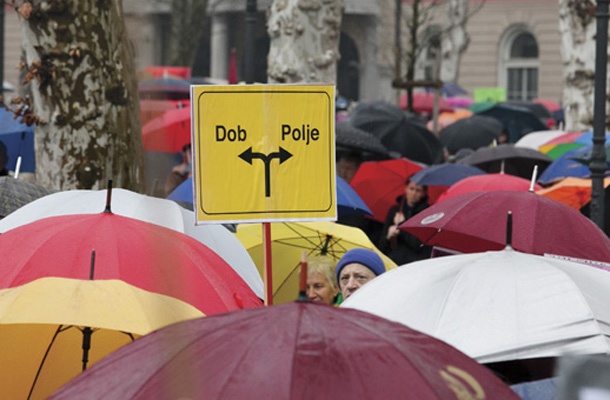 4. vseslovenska ljudska vstaja v Ljubljani, 9. marec 2013